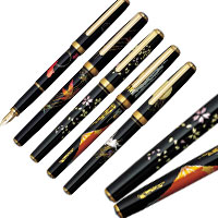 万年筆　18Ｋスタンダード　金沢箔の画像