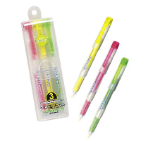 蛍光ペン preppy プレピー 3本セットの画像