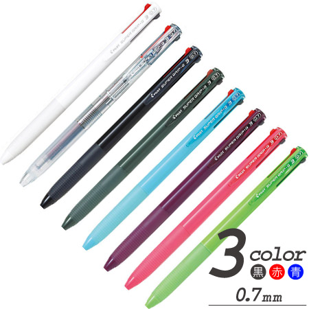 スーパーグリップG3（細字）3色ボールペン　0.7ｍｍの画像