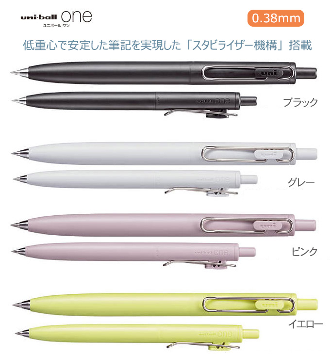 ユニボールワンF　ゲルインキボールペン　0.38ｍｍ 縮小画像2